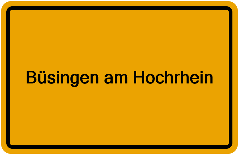 Handelsregister Büsingen am Hochrhein
